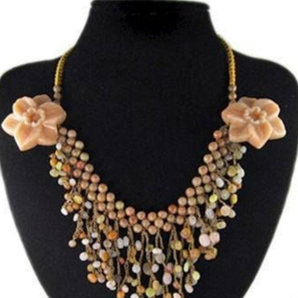 Flower Power Jasper Semi-Precious Stone - Picture 3 of 5